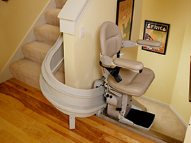 anaheim curved stairchair lift